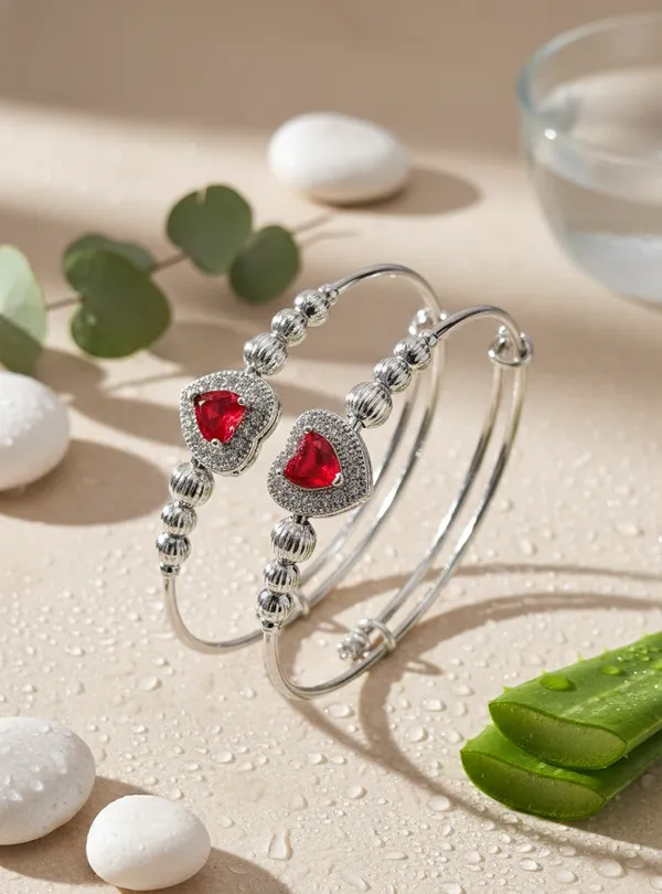 Valentine_Silver_Plated_Anti_Tarnish_Valentine_Red_Heart_Bracelet