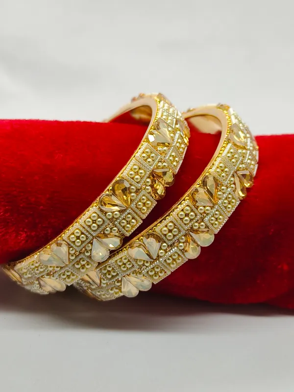Mahima_Bangle__|_Gold_Plated_|_Heart-Shaped_American_Diamond_|_Set_of_2
