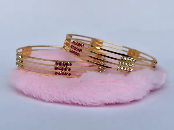 Set_of_2_Mrinal_American_Diamond_Open_Cage_Design_Anti_Tarnish_Bracelet