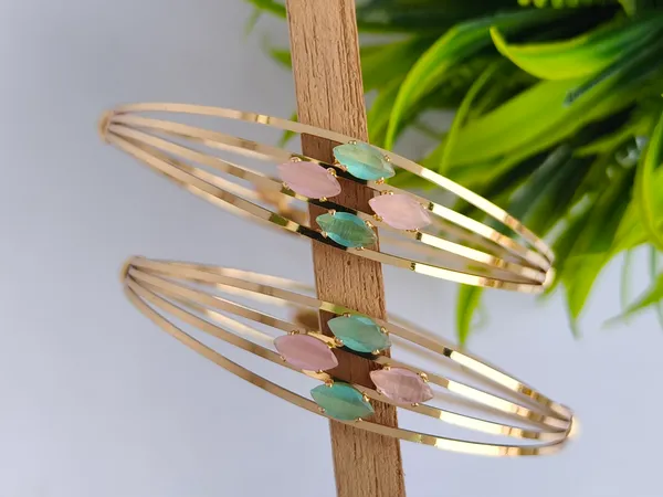 Set_of_2_Medha_Modern_Minimalist_Design_Pastel_Stones_Anti_Tarnish_Bracelet