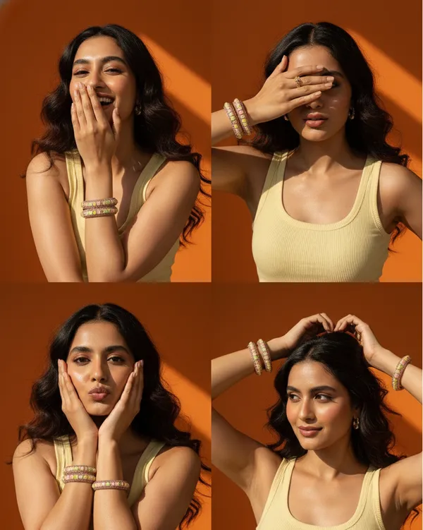 Anamika_Bangle_|_Multicolor_Rose_Gold_Traditional_Kada_|_Set_of_2