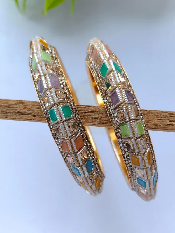 Set_of_2_Sonika_Vibrant_Multicolor_AD_Anti_Tarnish_Kada_Bangle