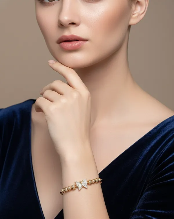 Aarvi_Gold_Plated_Anti_Tarnish_Bracelet