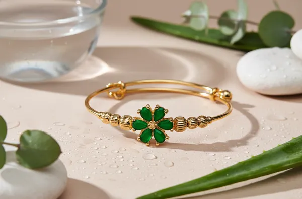 Lavnya_Gold_Plated_Anti_Tarnish_Floral_Bracelet