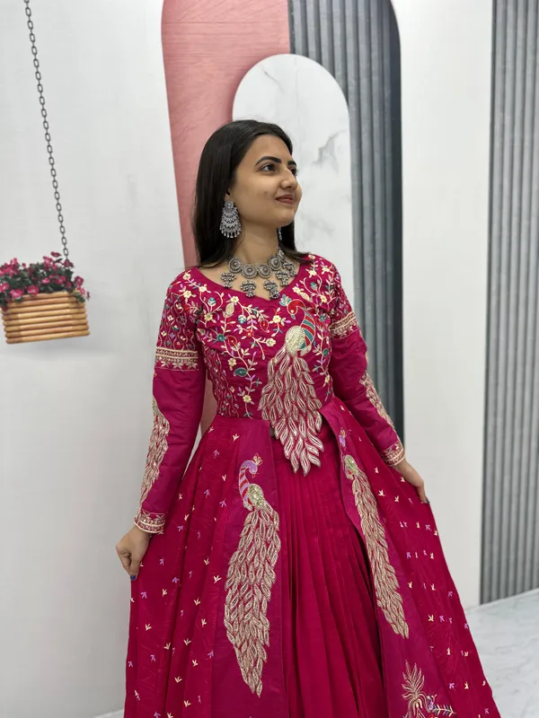 Pink_Vichitra_Hevy_Work_Lehenga_Choli_