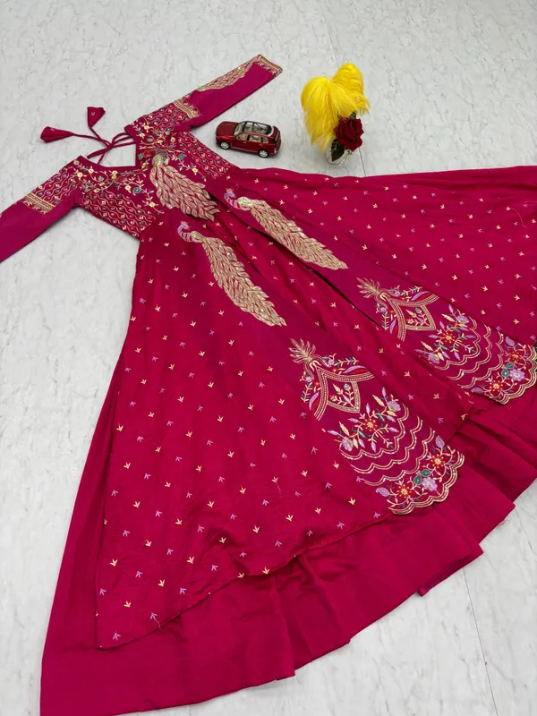 Pink_Vichitra_Hevy_Work_Lehenga_Choli_
