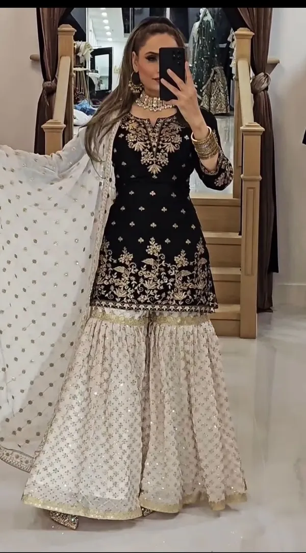 Black_Cotton_Sharara_Suit_For_Women