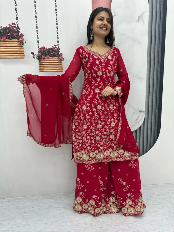 Pink_Faux-Fur_Sharara_Suit_For_Women