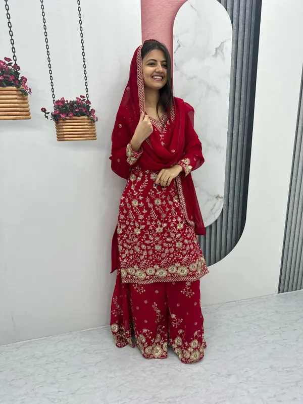 Pink_Faux-Fur_Sharara_Suit_For_Women