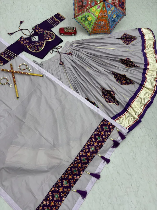 Purple_Cotton_Lehenga_Choli_For_Women