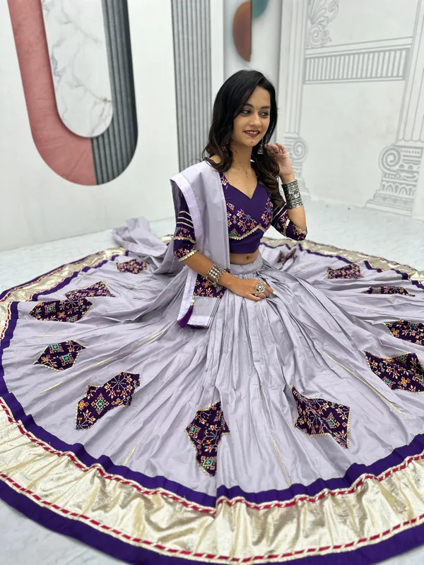 Purple_Cotton_Lehenga_Choli_For_Women