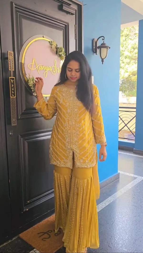 Yellow_Cotton_Sharara_Suit_For_Women