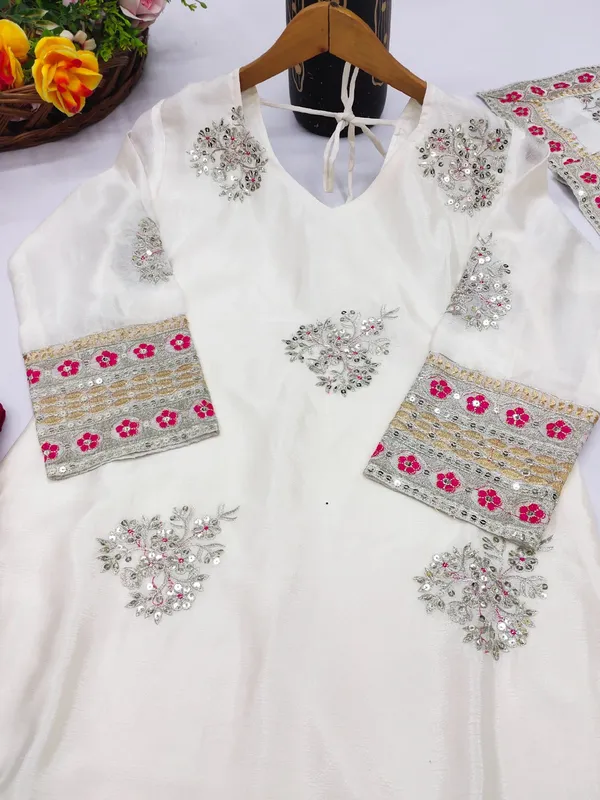 White_Chinon_Salwar_Suit_For_Women