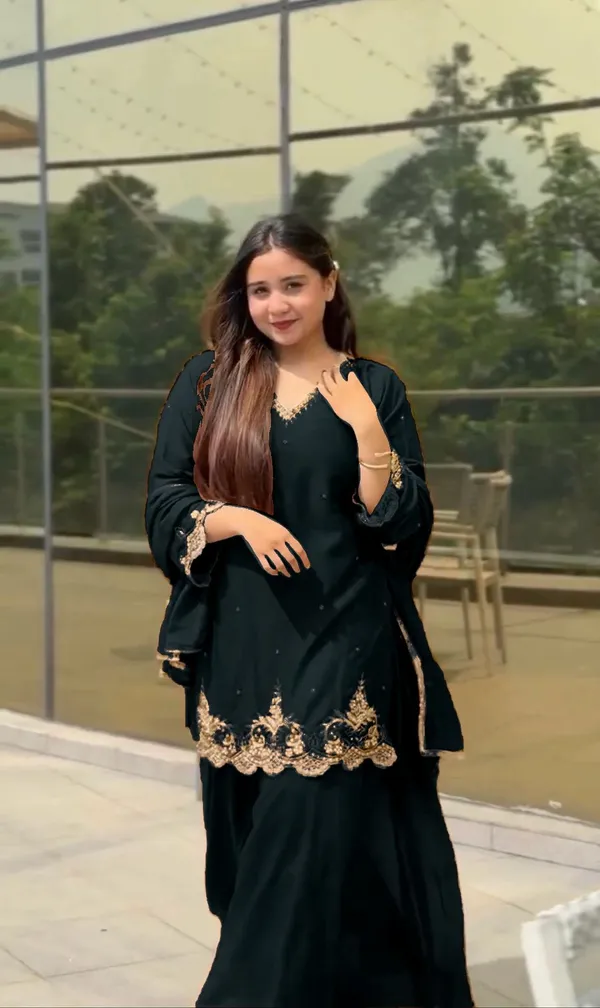 Black_Faux-Fur_Palazzo_Set_For_Women