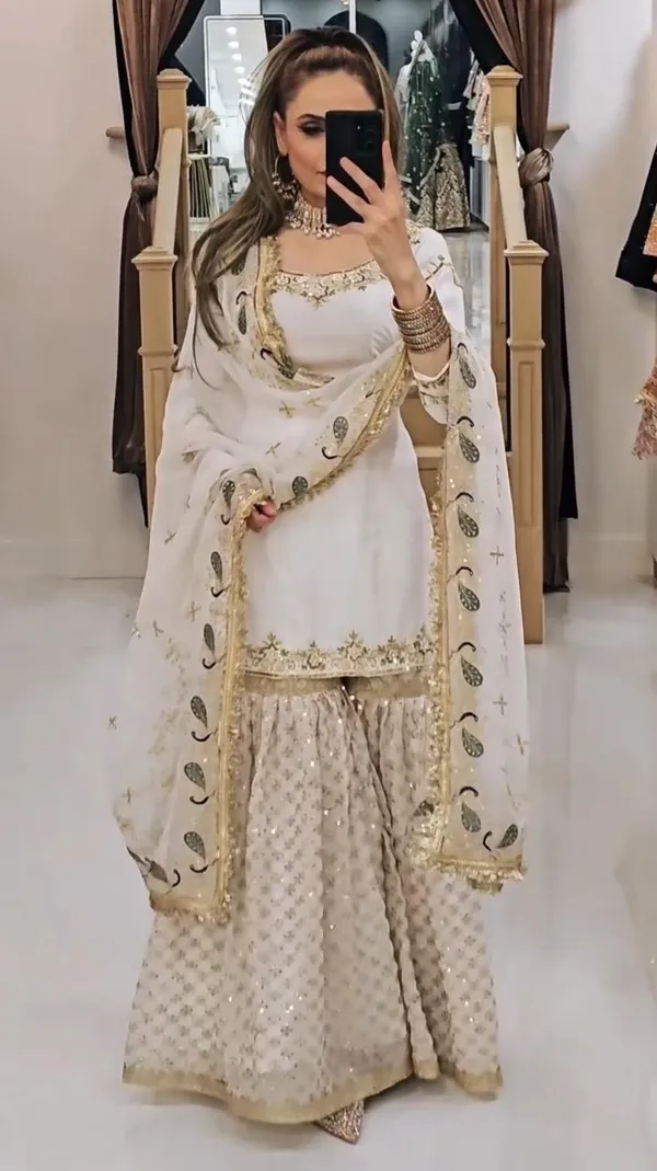 White_Faux-Fur_Cotton_Sharara_Suit_For_Women