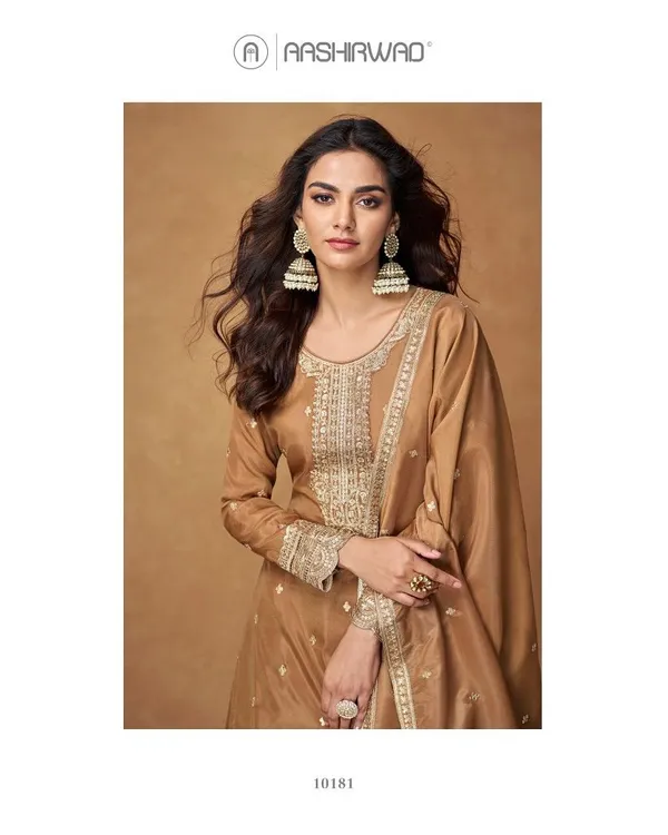 Brown_Silk_Palazzo_Set_For_Women