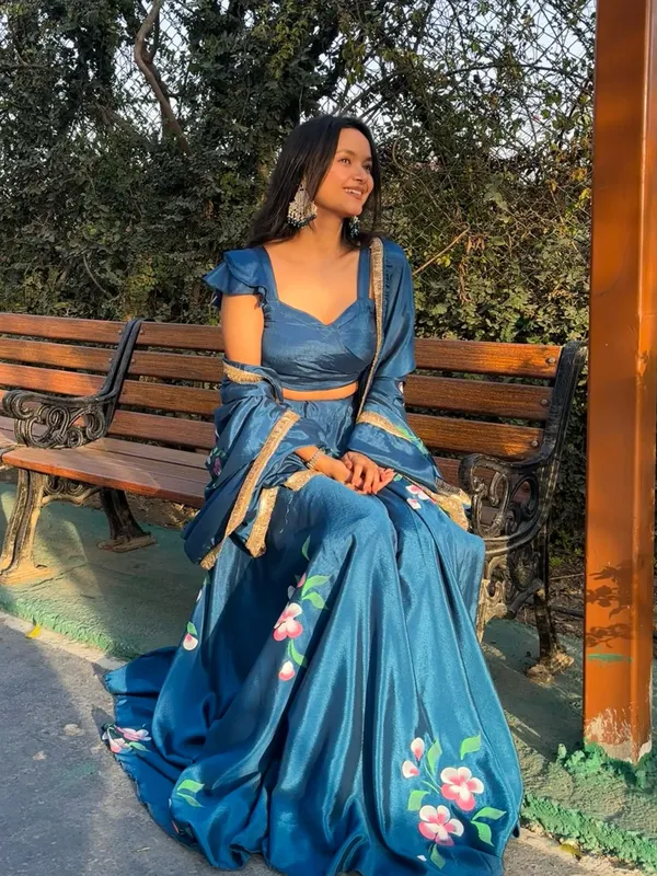 Blue_Canvas_Cotton_Lehenga_Crop_Top_For_Women