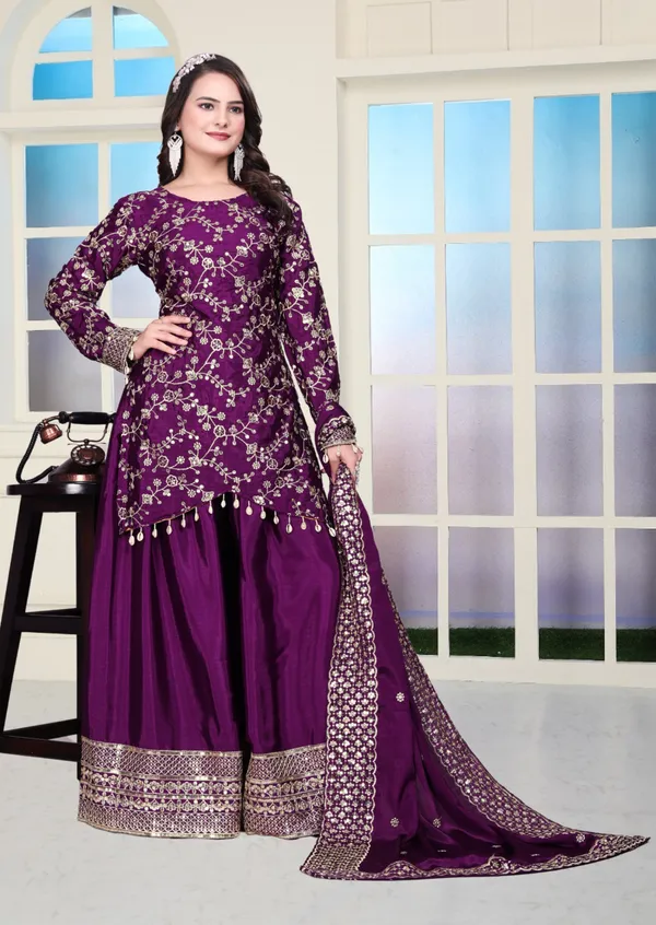 Multicolor_Chinon_Salwar_Suit_For_Women
