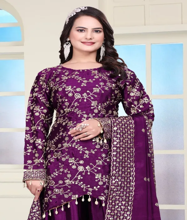 Multicolor_Chinon_Salwar_Suit_For_Women