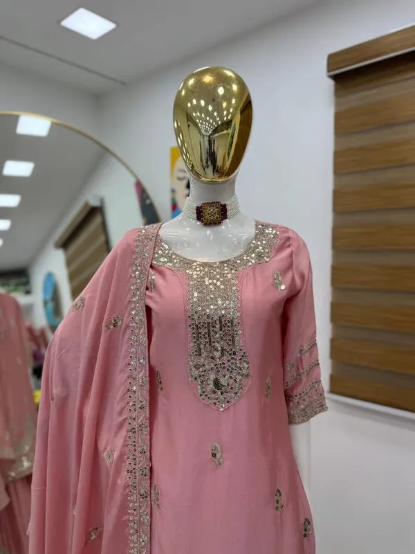 Pink_Silk_Palazzo_Set_For_Women
