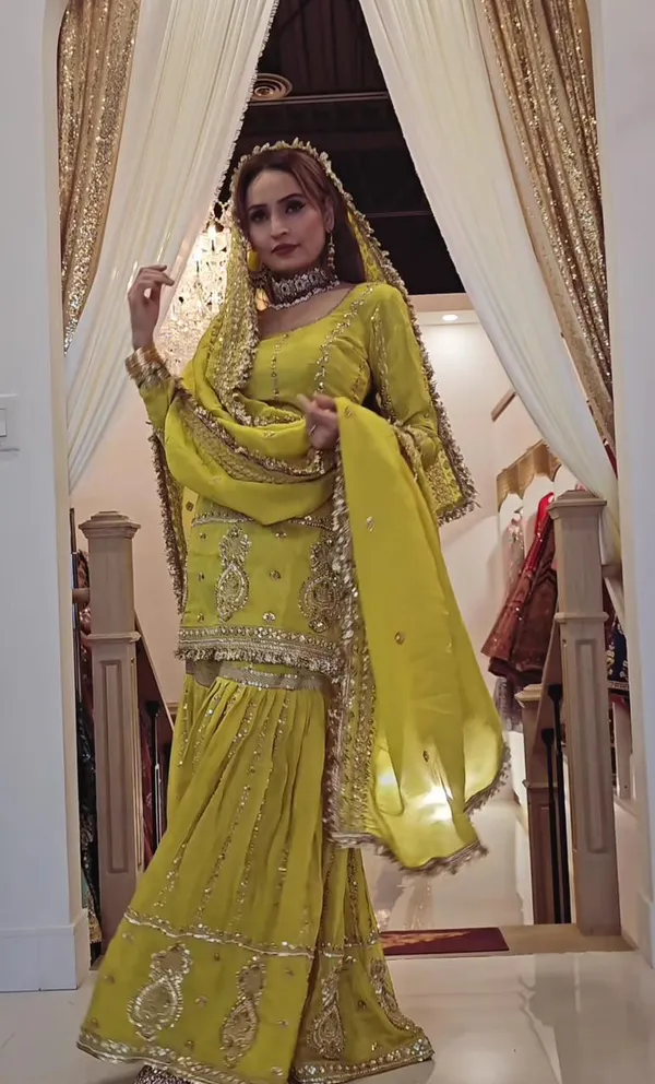 Green_Silk_Sharara_Suit_For_Women