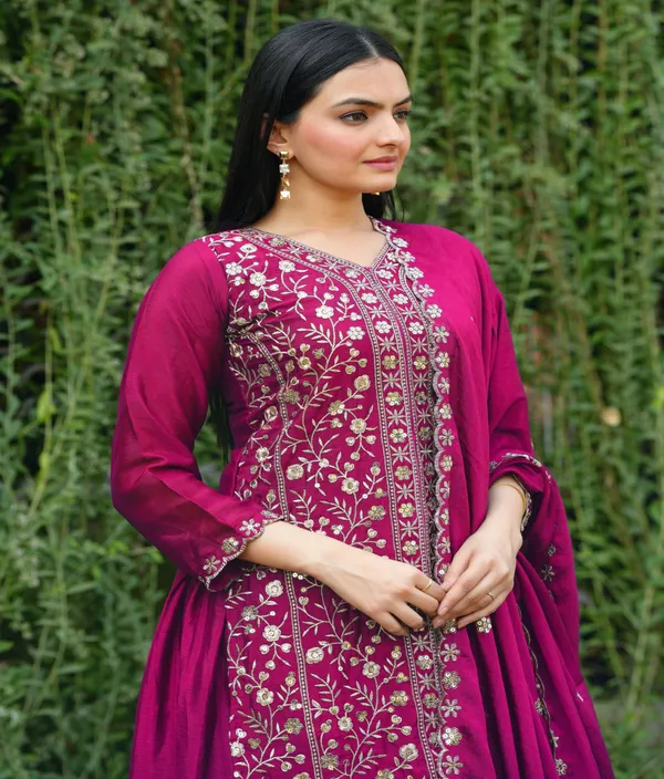 Pink_Chinon_Salwar_Suit_For_Women