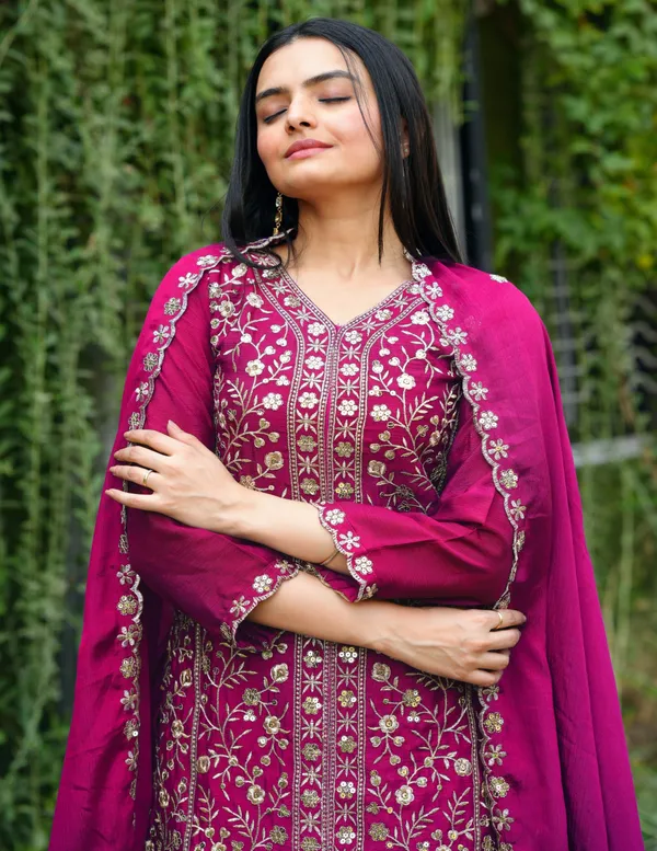 Pink_Chinon_Salwar_Suit_For_Women