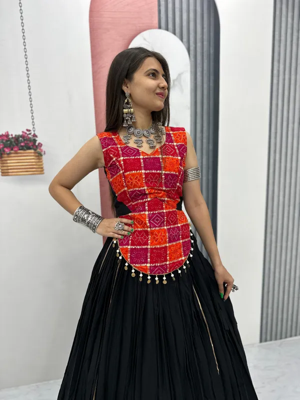 Black_Cotton_Lehenga_Choli_For_Women