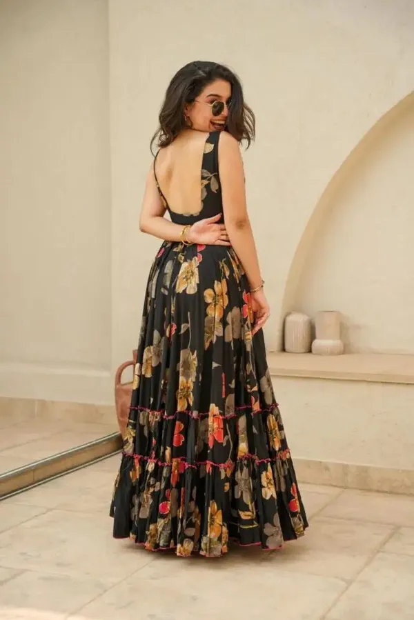 Black_Silk_Gown_For_Women
