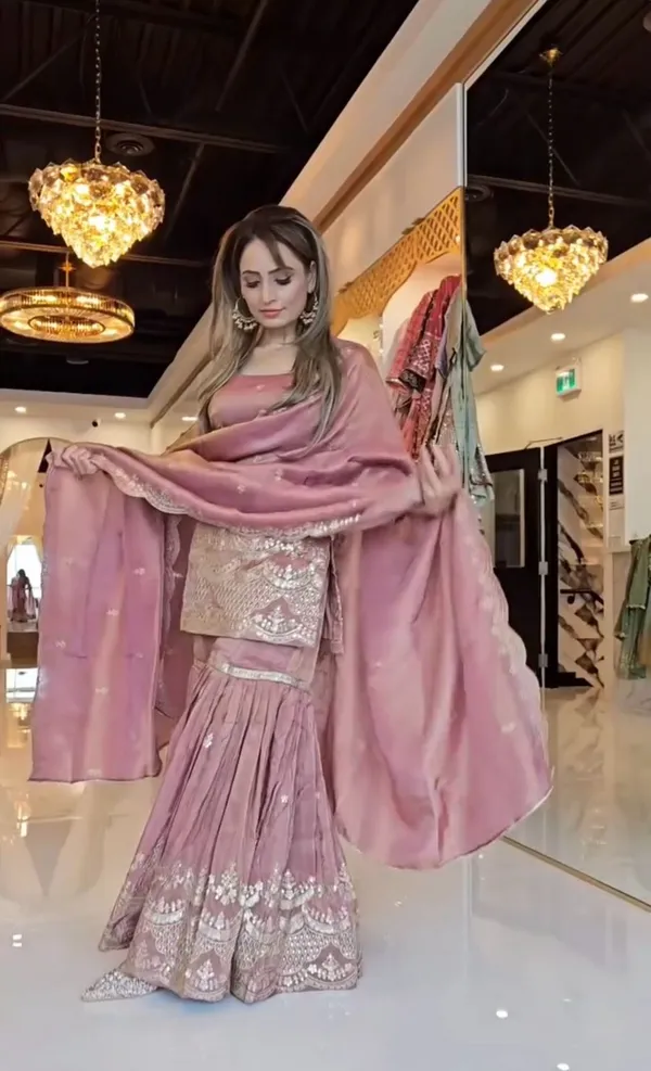 Pink_Silk_Sharara_Suit_For_Women