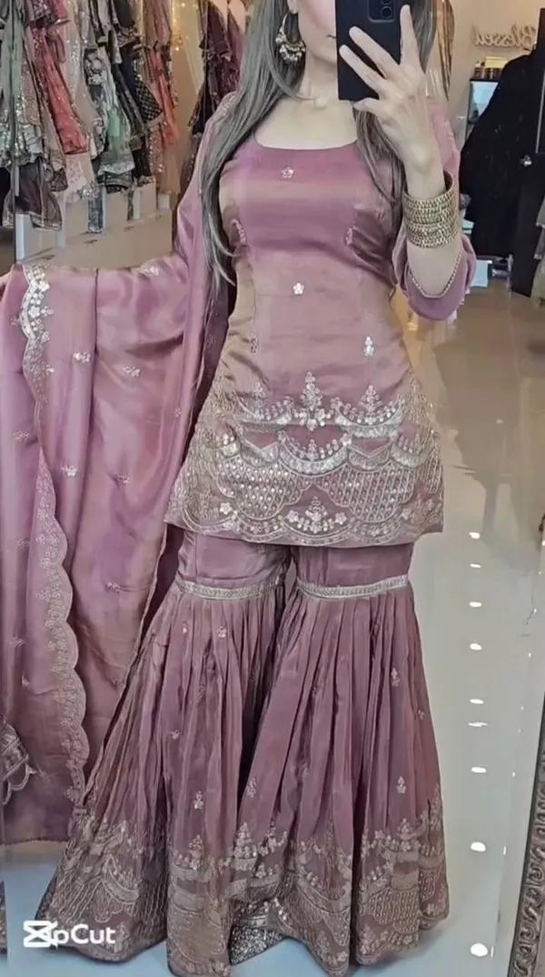 Pink_Silk_Sharara_Suit_For_Women