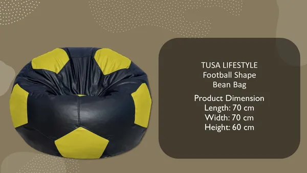 Tusa_Lifestyle_Football_Shape_Bean_Bag