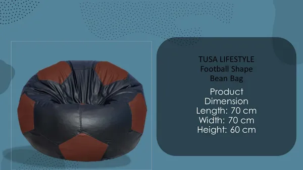 Tusa_Lifestyle_Football_Shape_Bean_Bag