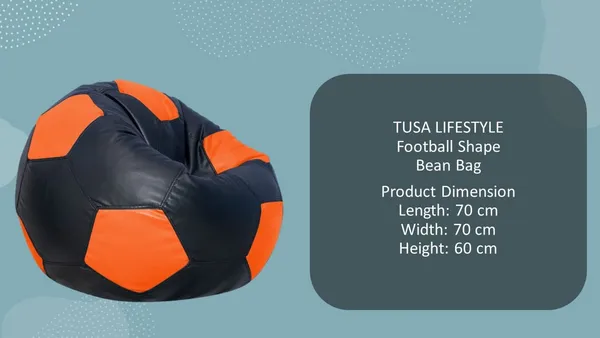 Tusa_Lifestyle_Football_Bean_Bag_With_Beans_Faux_Leather