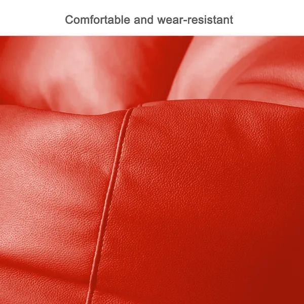 Tusa_Lifestyle_Faux_Leather_Bean_Bag_Cover_With_Footrest_And_Cushion