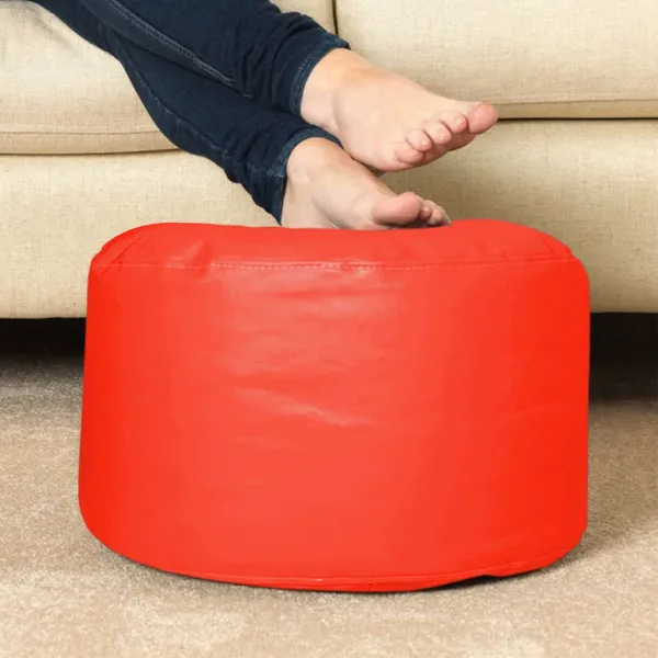 Tusa_Lifestyle_Faux_Leather_Bean_Bag_Cover_With_Footrest_And_Cushion