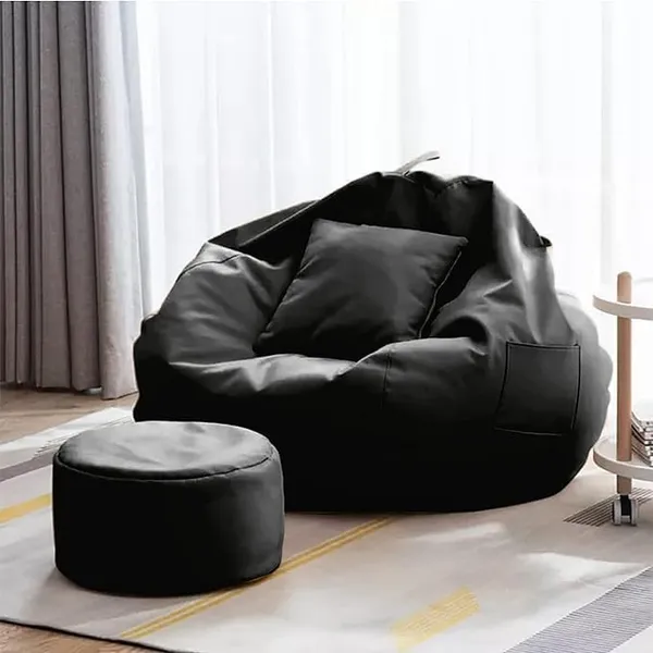 Bean_Bag_Cover_With_Footrest_And_Cushion