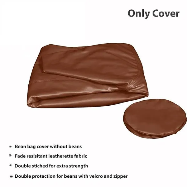 Bean_Bag_Chair_With_Stool_Combo_Set_Faux_Leather