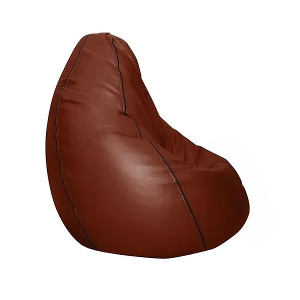 Bean_Bag_Chair_With_Stool_Combo_Set_Faux_Leather