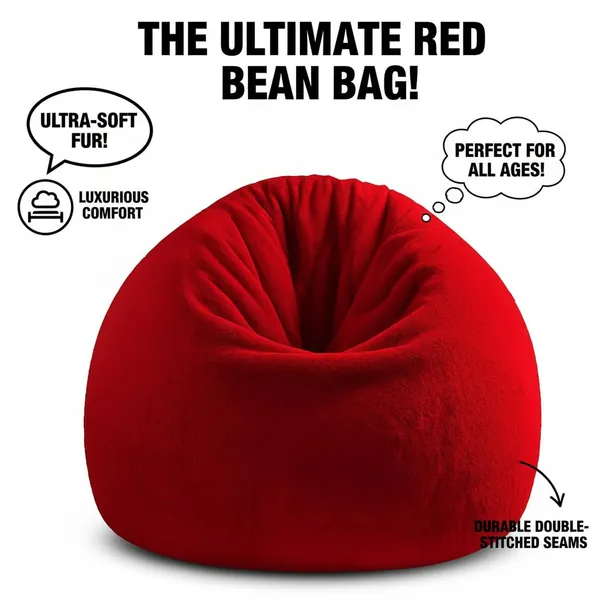 Bean_Bag_Sofa_Cover_Faux_Fur