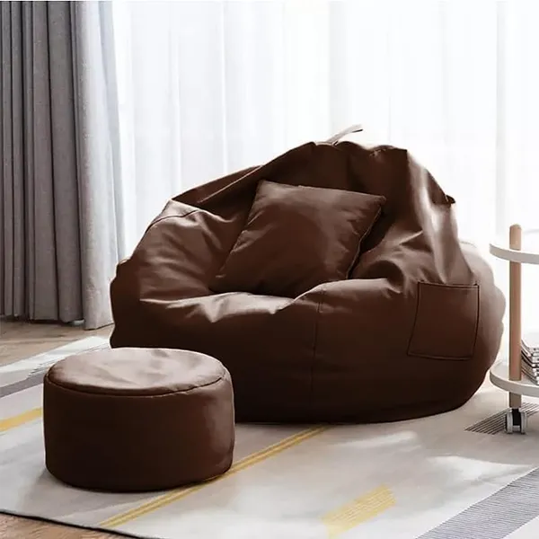 Tusa_Lifestyle_Bean_Bag_Cover_Without_Beans_Leatherette_Lounge_Chair