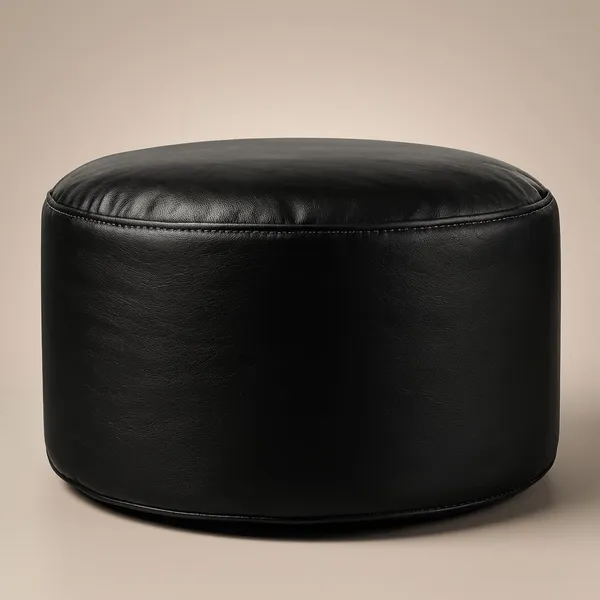 Faux_Leather_Ottoman_Pouffe_Cover