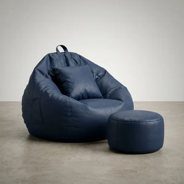 Bean_Bag_Cover_With_Footrest_And_Cushion