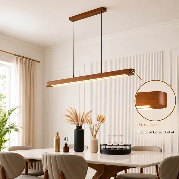 Double_Led_Curved_|_Teak_Wood_Pendant_Light