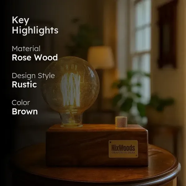 Globe_Edison_Bulb_With_Brass_Dimmer_|_Rosewood_Vintage_Table_Lamp_|_Handcrafted