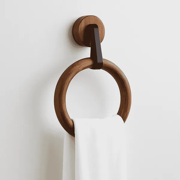 Rosewood_Round_Towel_Hanger_–_Handcrafted_Wooden_Ring_For_Bathroom_&_Vanity