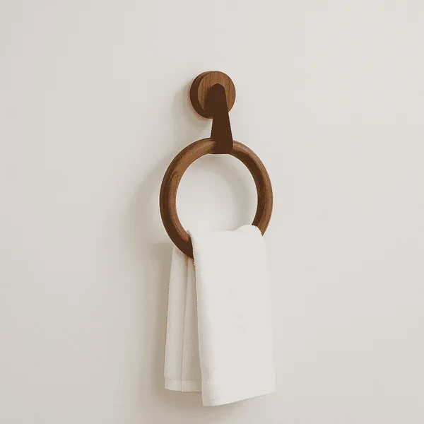 Rosewood_Round_Towel_Hanger_–_Handcrafted_Wooden_Ring_For_Bathroom_&_Vanity