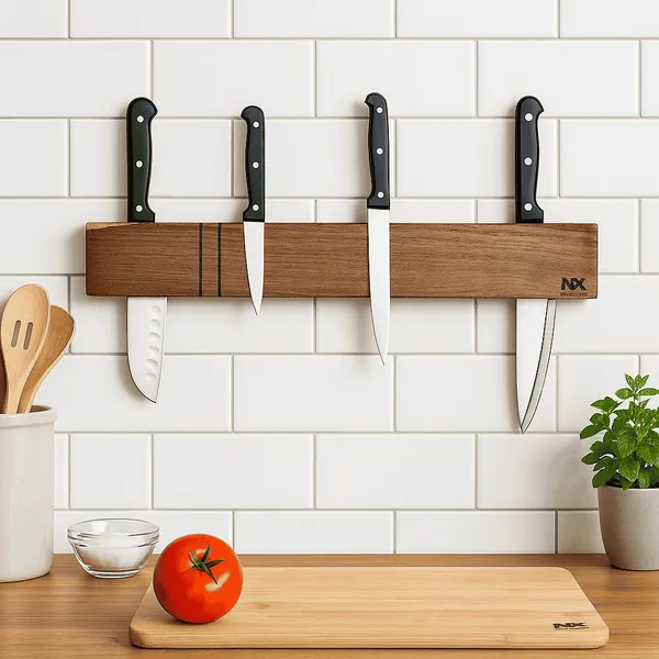Rosewood_Magnetic_Knife_Holder_–_Sleek_Wall-Mounted_Storage