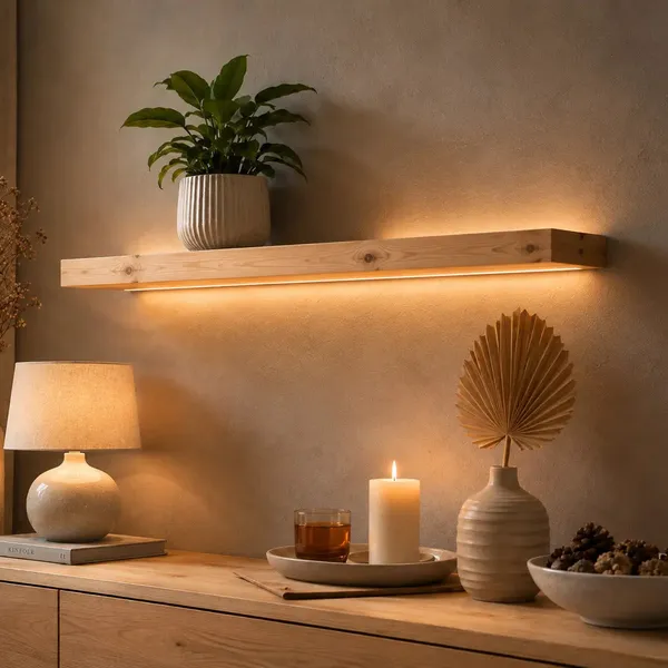 Solid_Wood_LED_Wall_Light_–_Minimal_Floating_Wall_Sconce_Shelf_|_Nixwoods