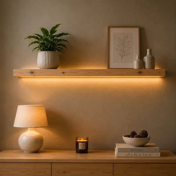 Solid_Wood_LED_Wall_Light_–_Minimal_Floating_Wall_Sconce_Shelf_|_Nixwoods